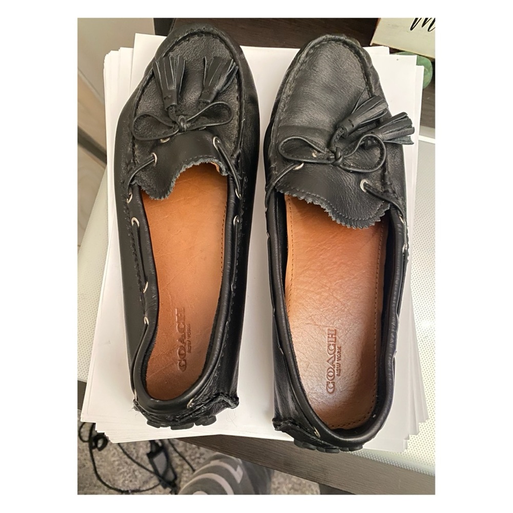 Coach Black Loafers